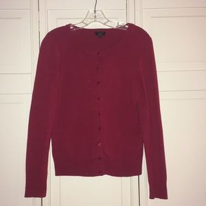 Red Talbots sweater set. Size S